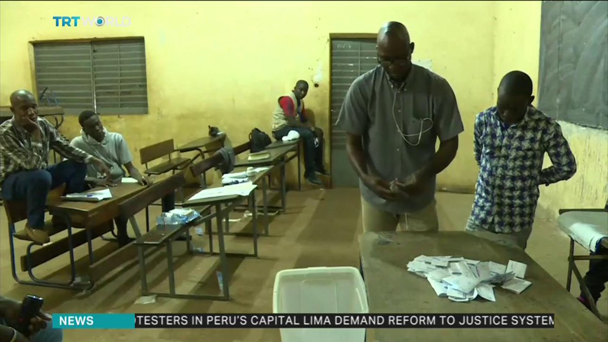 Polls have been closed and counting has began in Mali's presidential run-off. The incumbent, Ibrahim Boubacar Keita, is the favourite to win   
