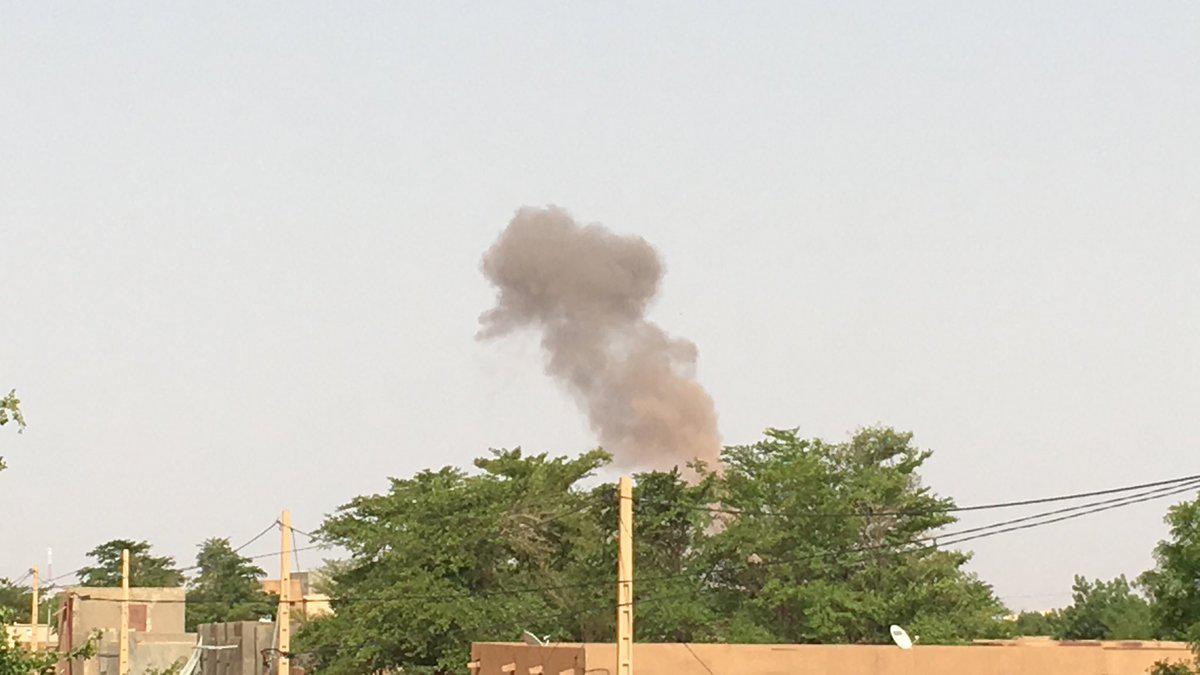 Explosion of a car bomb at a French military base in the Gao region, Mali