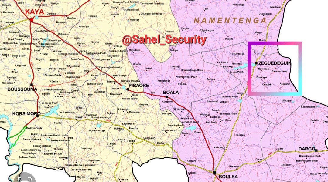 Burkina Centre_Nord Namentenga: Terrorist attack yesterday 01/07 against the Zeguedeguin Gendarmerie Brigade followed by vandalism of a telephone antenna. A Gendarme killed and material damage recorded. This is the first attack of its kind in this part of the region.