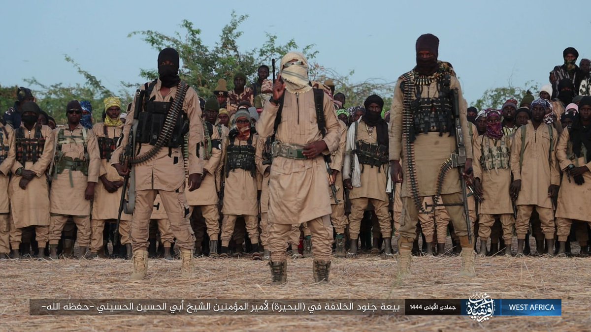 The fourth official pledge of allegiance to the new ISIS caliph Abu al-Hussein al-Husseini al-Qurashi comes from this group of ISIS fighters in Wilayah West Africa (ISWAP)