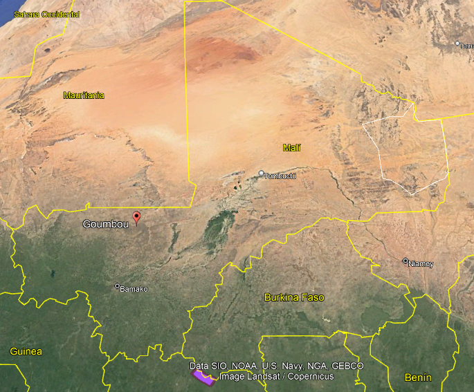 Mali: Al Qaeda in the Sahel's JNIM reports attacking a vehicle of the Malian army and Russian troops with an explosive device last night near Goumbou