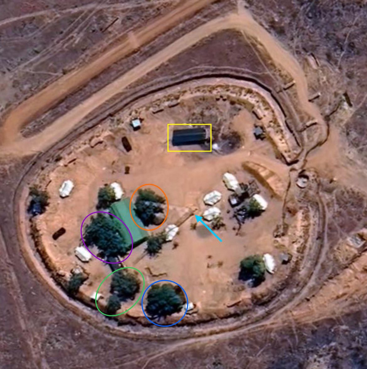 Geolocation of a JNIM raid on the Kpékankandi outpost in Togo shot by a drone just west of the outpost. This outpost is located less than 250 meters from the border with  Burkina Faso. (10.9865000, 0.6356389)Source: @WerbCharlie Togo: Also released today by JNIM was drone footage of an attack on a military outpost at Kpékankandi