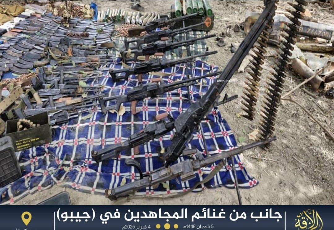 Spoils taken by al-Qaeda (JNIM) from their recent raid on Djibo. More assaults expected soon, given the overall rise in battles all over Sahel this month. 