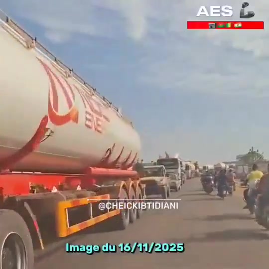 Mali: A fuel tanker convoy from Ivory Coast has reportedly arrived in Bamako