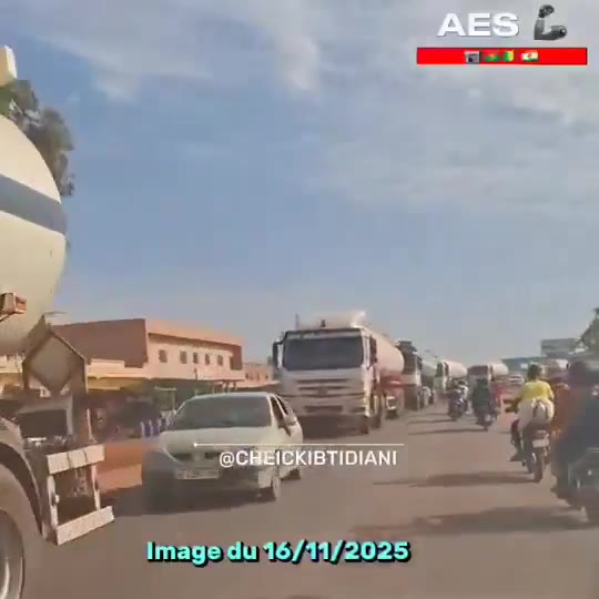 Mali: A fuel tanker convoy from Ivory Coast has reportedly arrived in Bamako