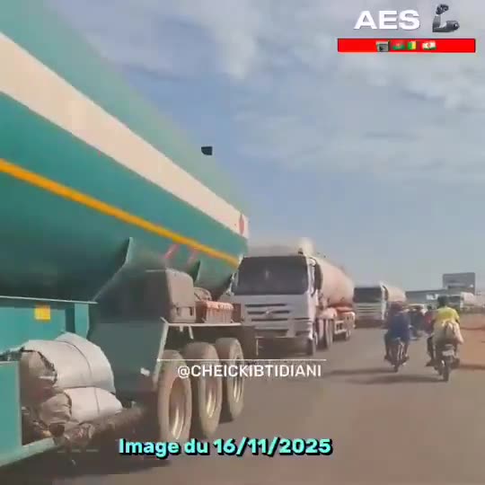 Mali: A fuel tanker convoy from Ivory Coast has reportedly arrived in Bamako