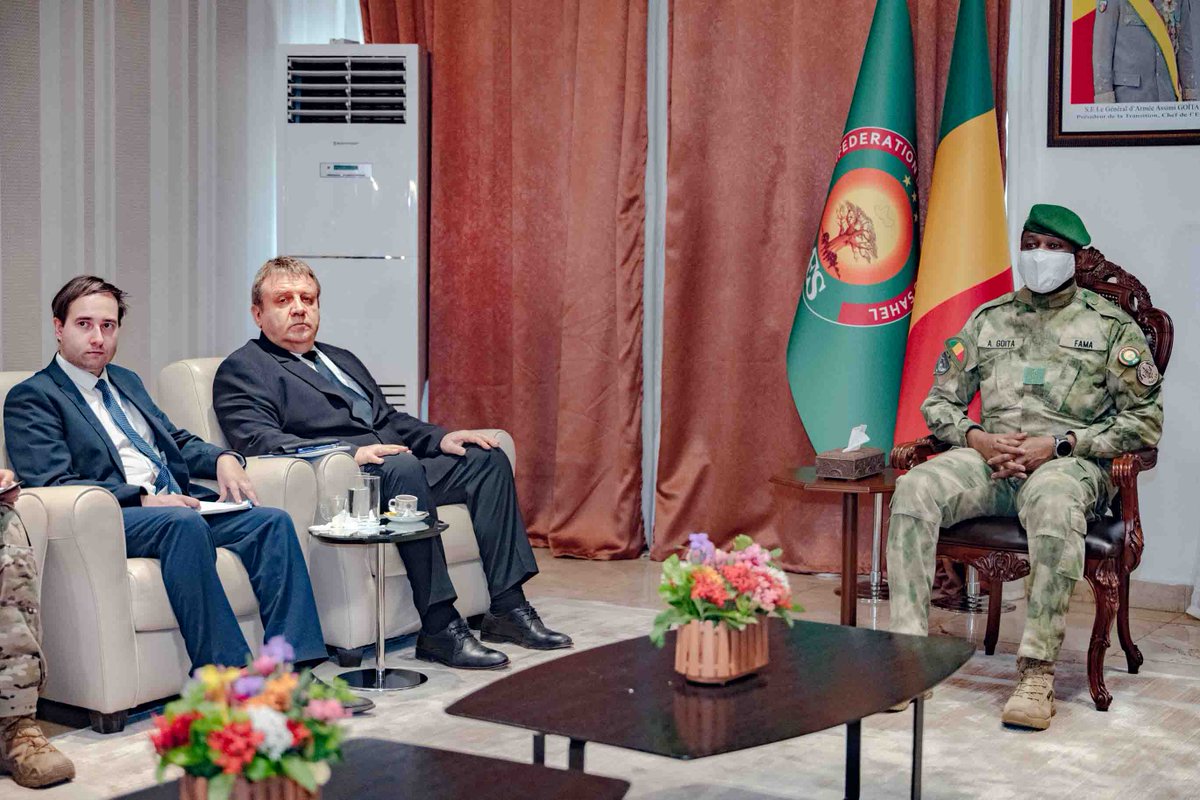 The President of the Transition received the Russian Ambassador. The President of the Transition, His Excellency General Assimi Goïta, Head of State, received on Tuesday, April 28, 2026, the Ambassador of the Russian Federation to Mali, Mr. Igor Gromyko.