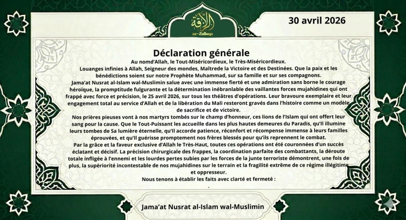 IS describes the FLA as nationalist and democratic and accuses al-Qaeda of flirting with the international system in Mali after Afghanistan and Syria. It argues that JNIM’s cooperation with the FLA has pushed the group into a more political posture.